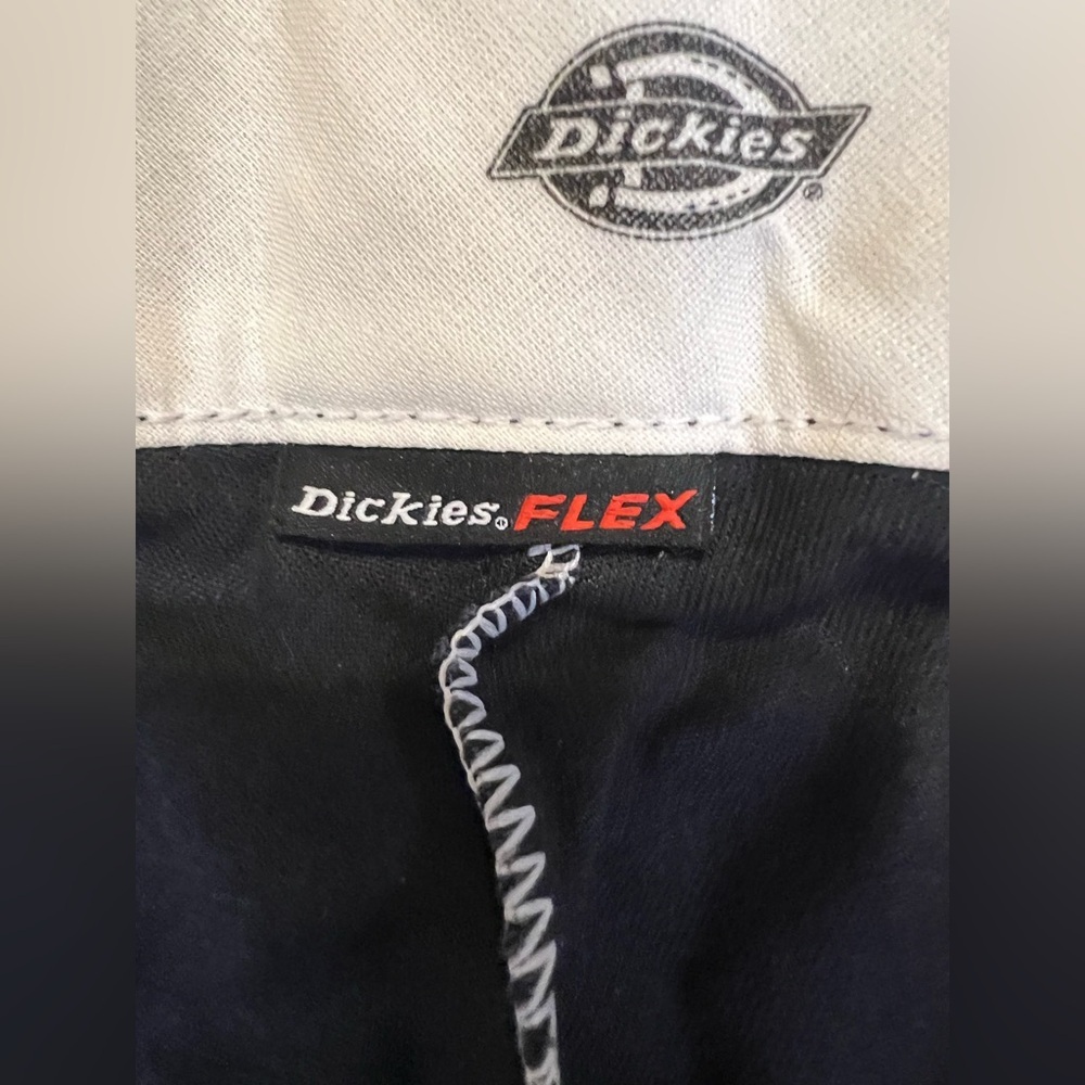 NWOT DICKIES MENS FLEX Regular Fit  Straight Leg Cargo Work Pants, Black 36X34 - Picture 4 of 7
